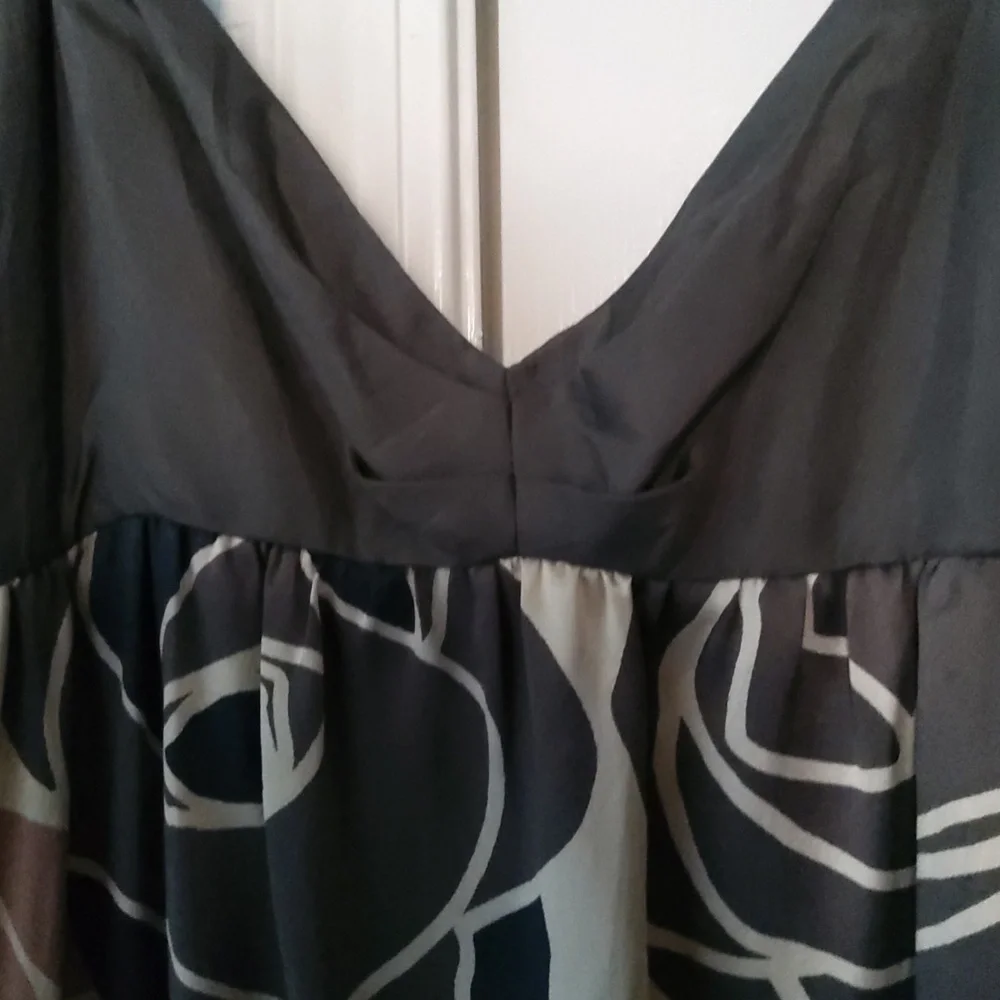 GRAHAM & SPENCER Silk Flower Print Dress - Picture 5 of 8